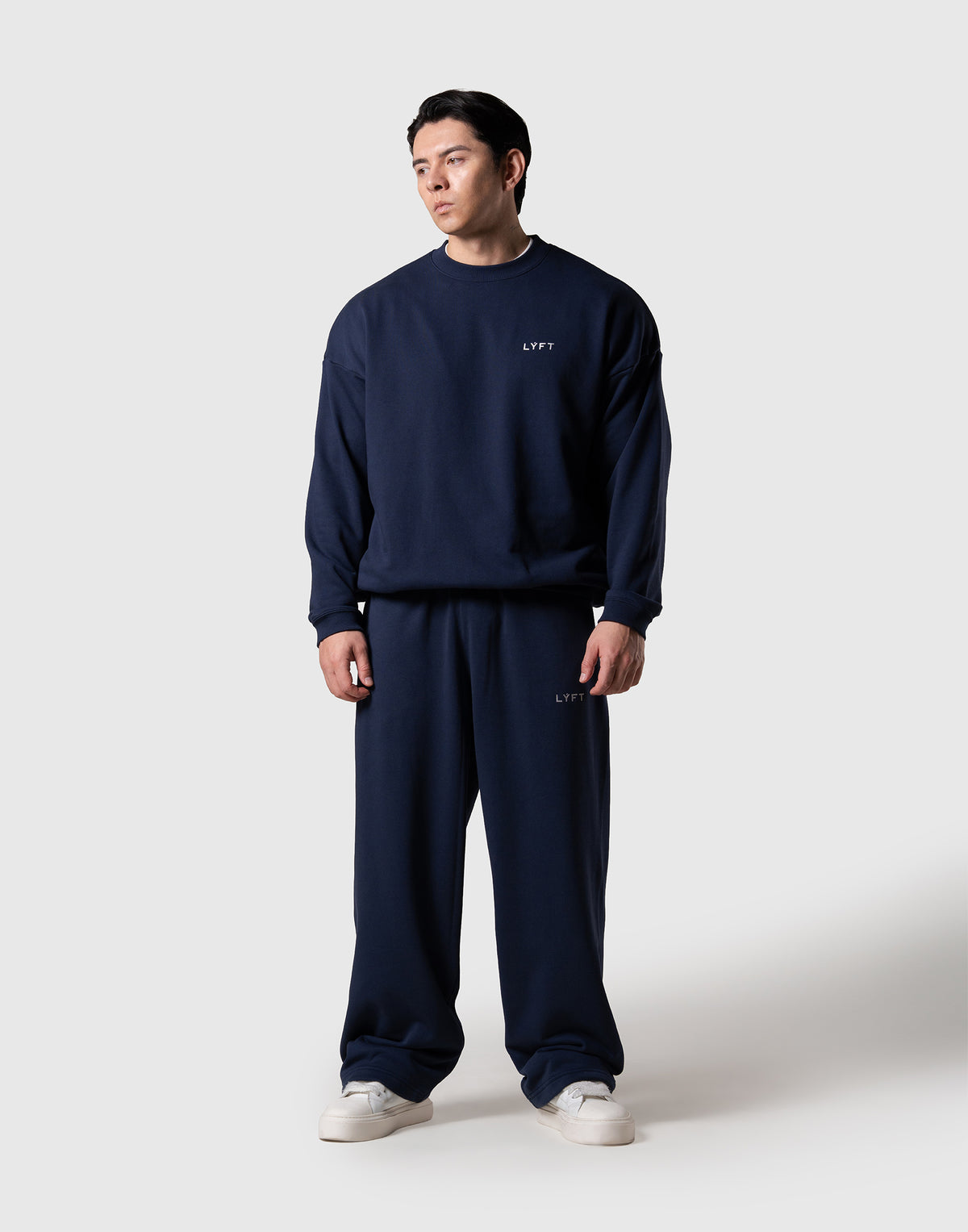 One Point LÝFT Logo Crewneck Sweat - Navy