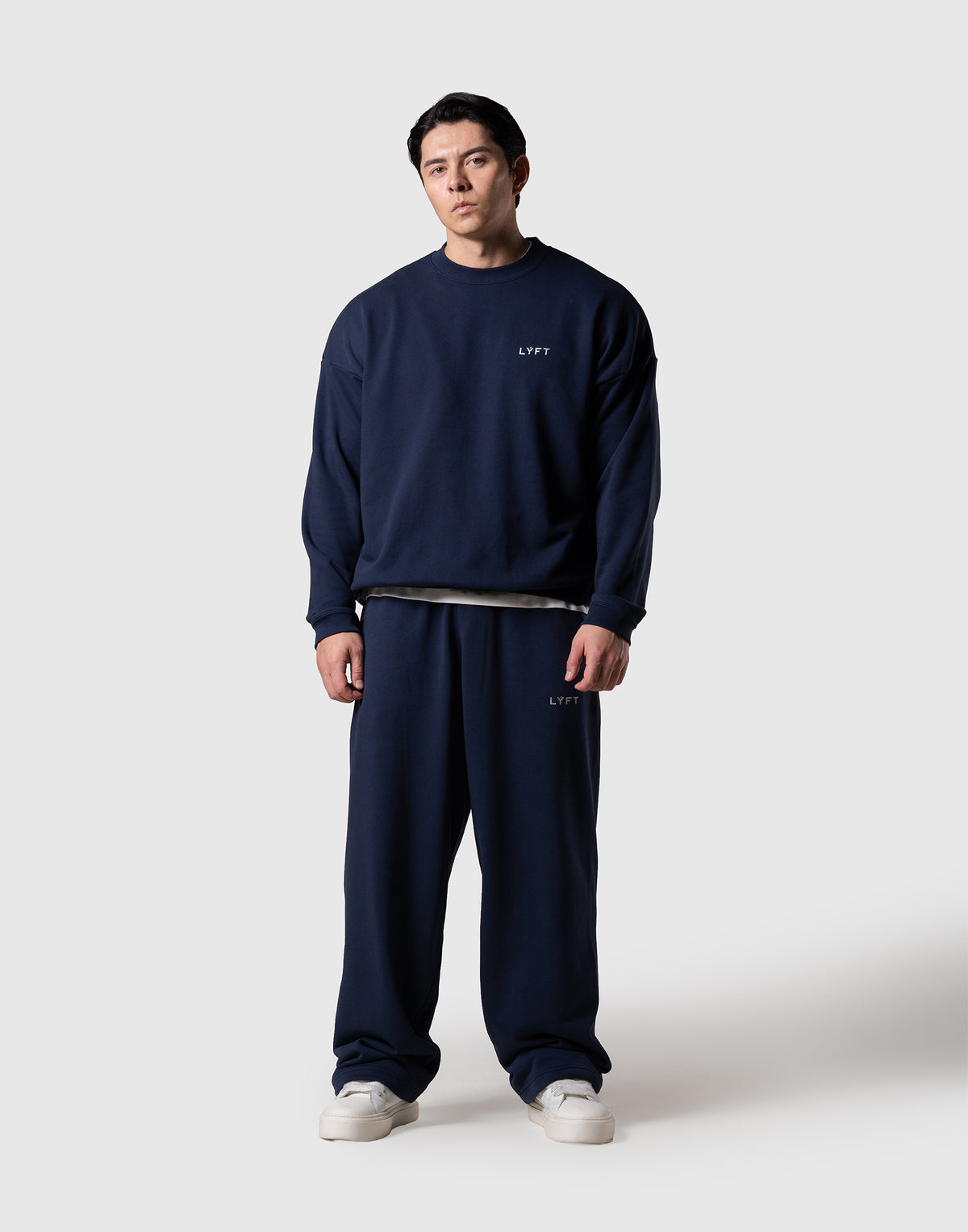 One Point LÝFT Logo Crewneck Sweat - Navy