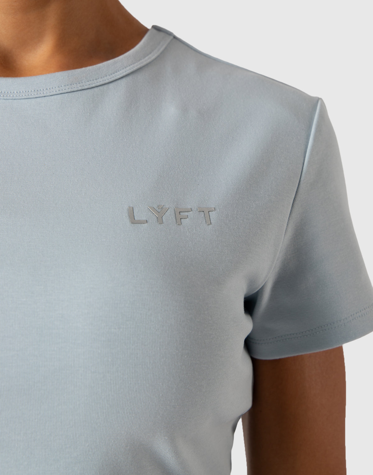 LÝFT Logo Short Length T-Shirt - Blue