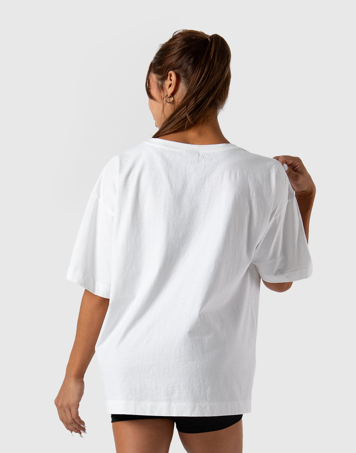 Vintage Washed Oversized T-Shirt - White