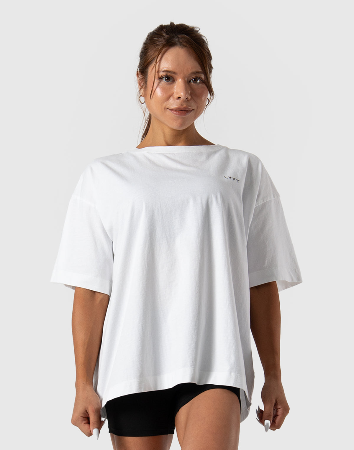 Vintage Washed Oversized T-Shirt - White