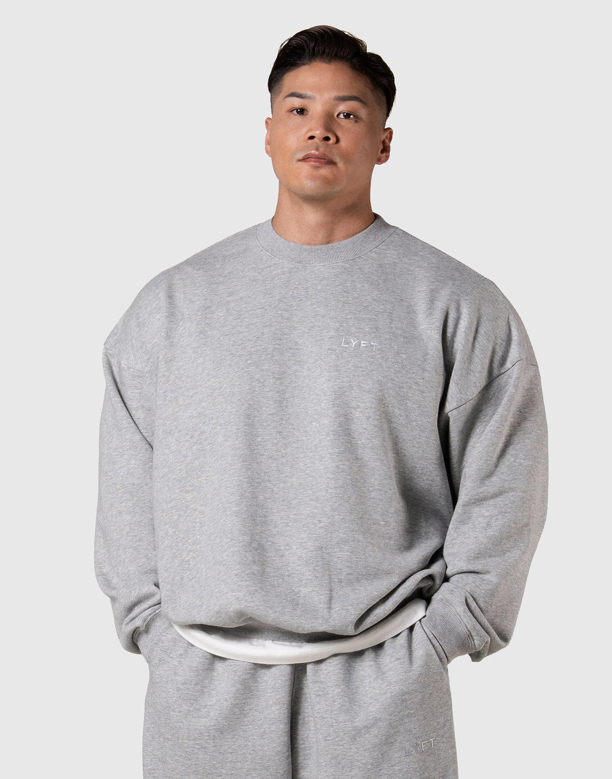 One Point LÝFT Logo Crewneck Sweat - Grey