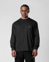Reflector LÝFT Logo Mesh Long T-Shirt - Black