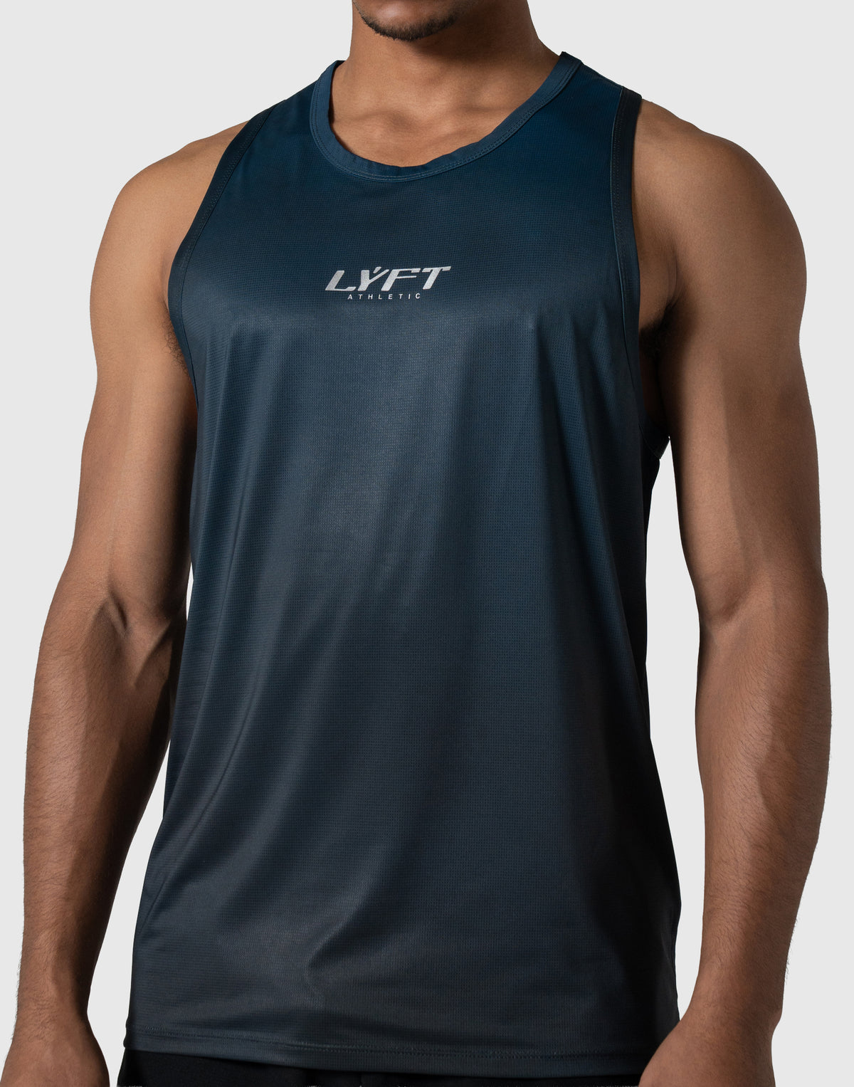 LÝFT Gradation Stretch Tanktop - Navy