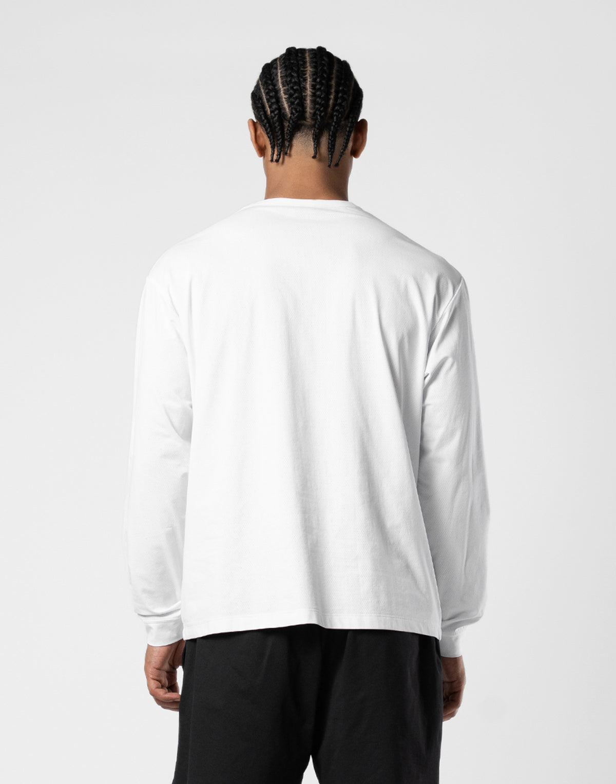 Reflector LÝFT Logo Mesh Long T-Shirt - White
