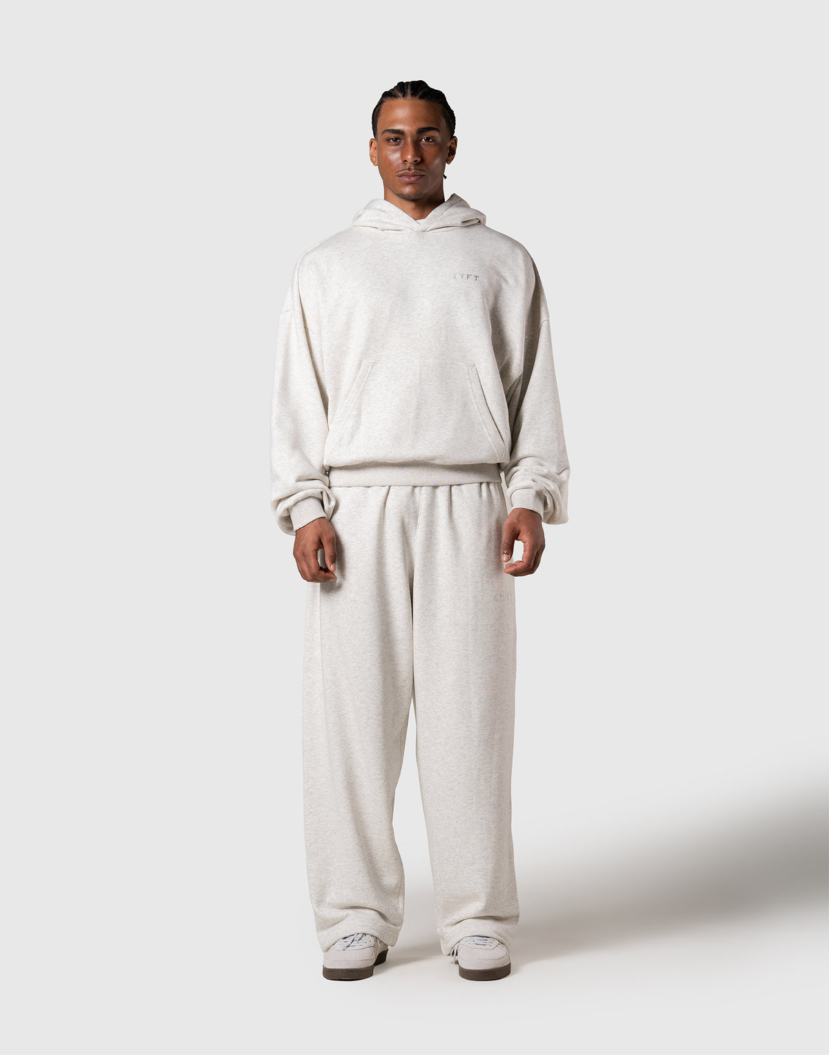 One Point LÝFT Logo Sweat Hoodie - Ivory