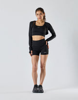 Soft Compression Shrug - Black