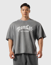 Arch Team LÝFT Logo Vintage Sweat T-Shirt - D.Grey