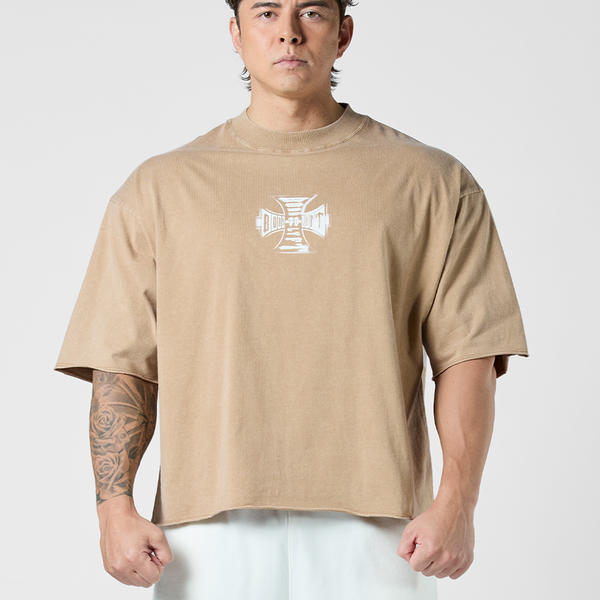 REIDTAIL XL アイアンクロスニット Iron Cross Logo Vintage Big T-Shirt - Brown – LÝFT