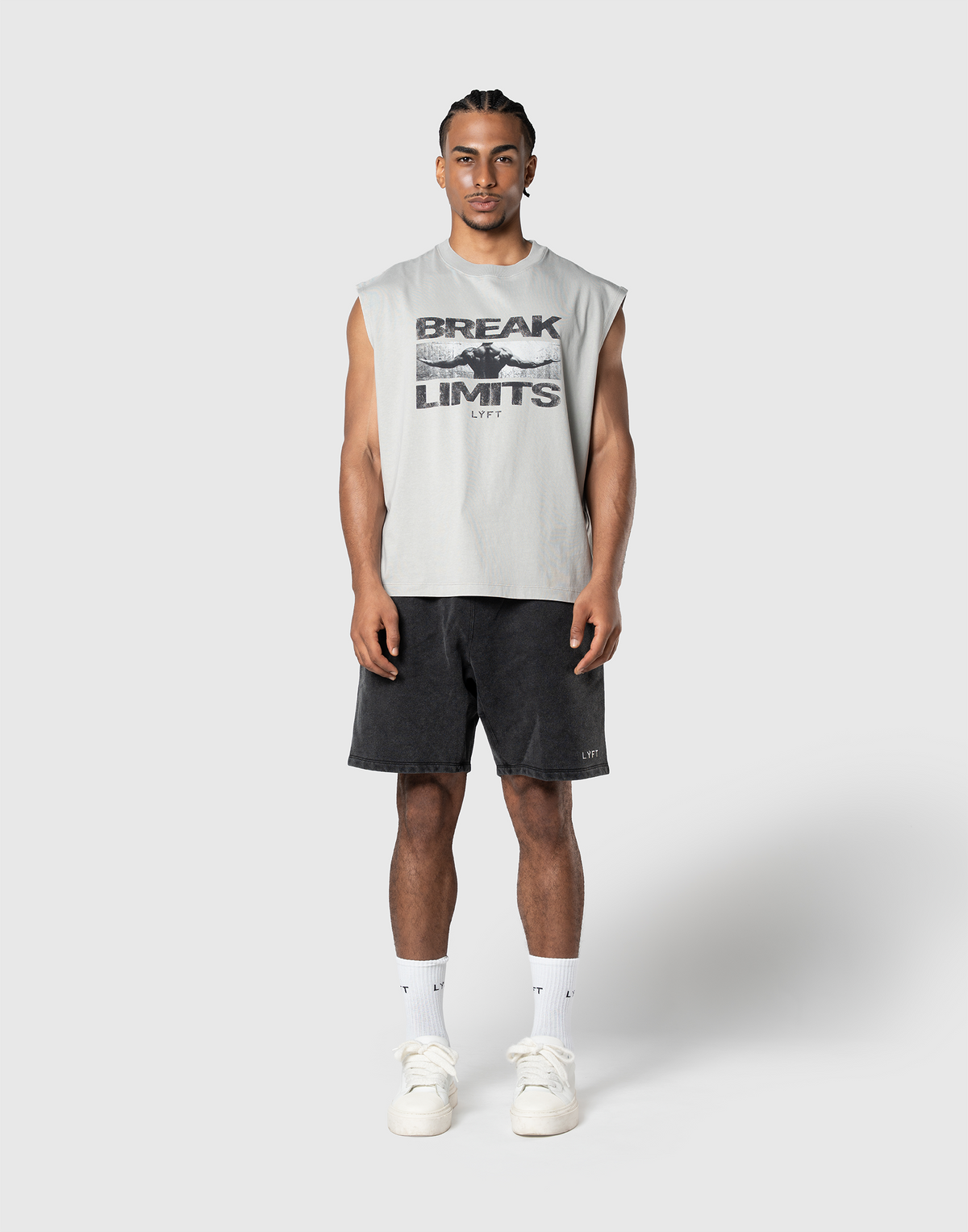 Original Photo Graphic Vintage Tanktop - Grey