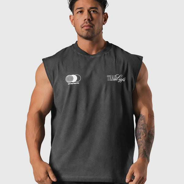 Extend Cotton Team LÝFT Graphic Tanktop - Black