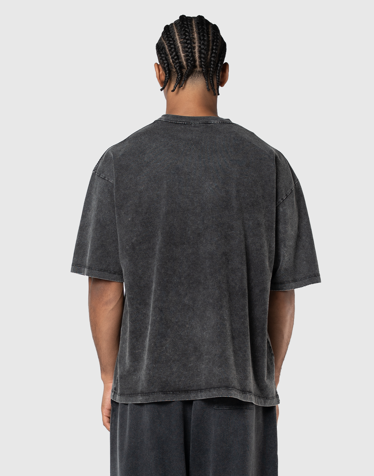 Original Photo Graphic Vintage Big T-Shirt - Black