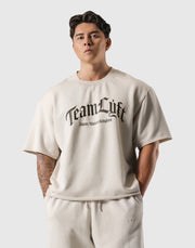 Arch Team LÝFT Logo Vintage Sweat T-Shirt - Ivory