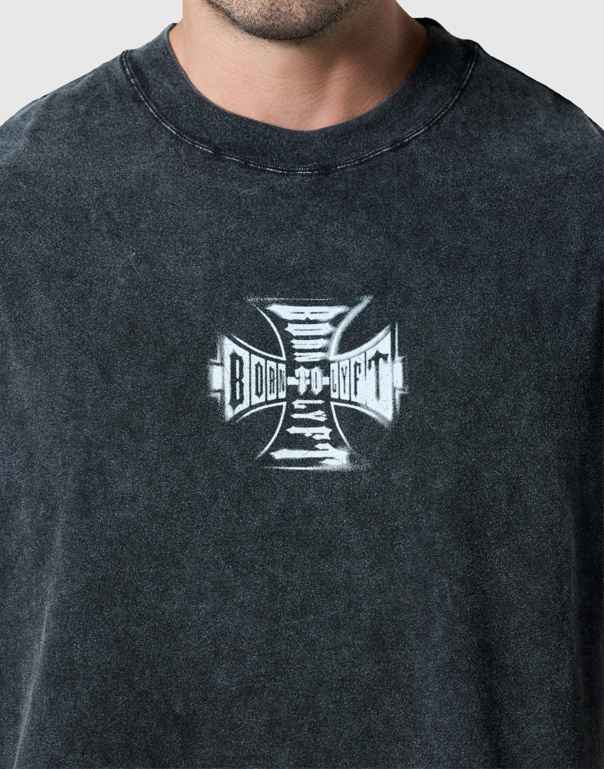 Iron Cross Logo Vintage Tanktop - Black