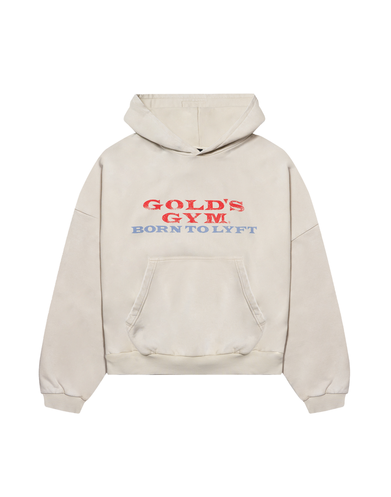 LÝFT × GOLD'S Gym Vintage Logo Hoodie