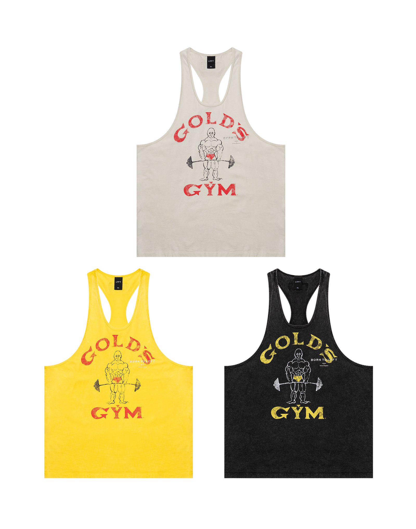 LÝFT × GOLD'S Gym Vintage Logo Tanktop