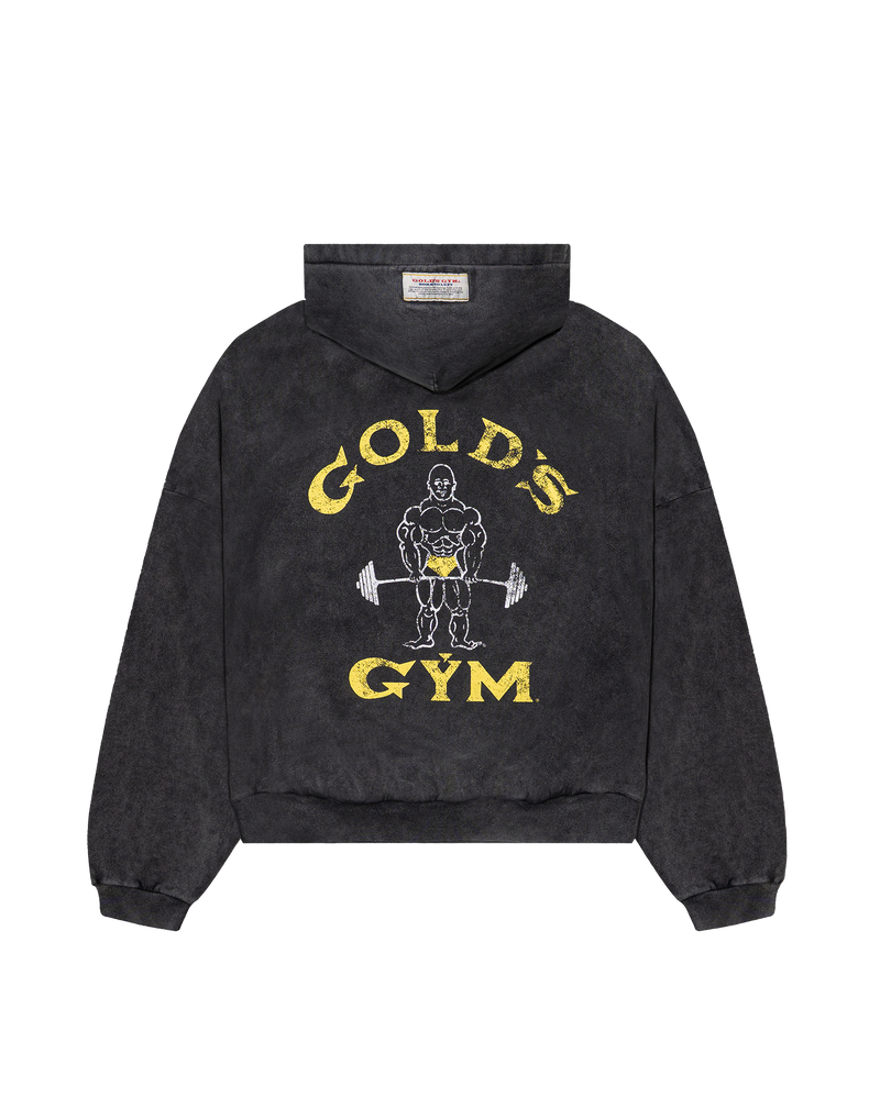 LÝFT × GOLD'S Gym Vintage Logo Hoodie