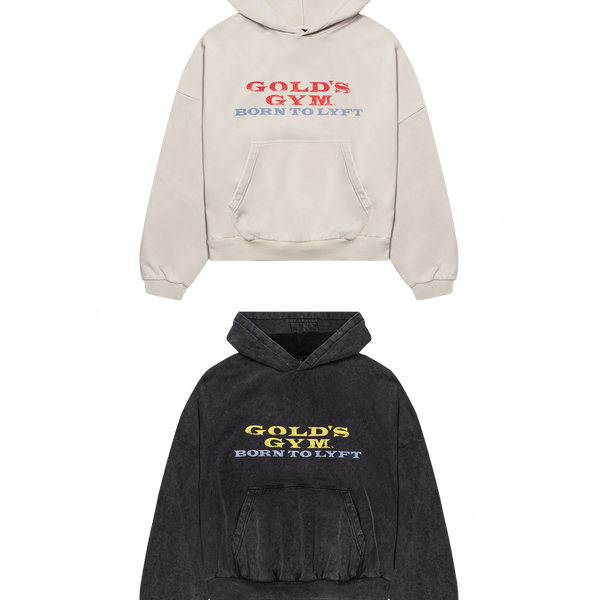 LÝFT × GOLD'S Gym Vintage Logo Hoodie