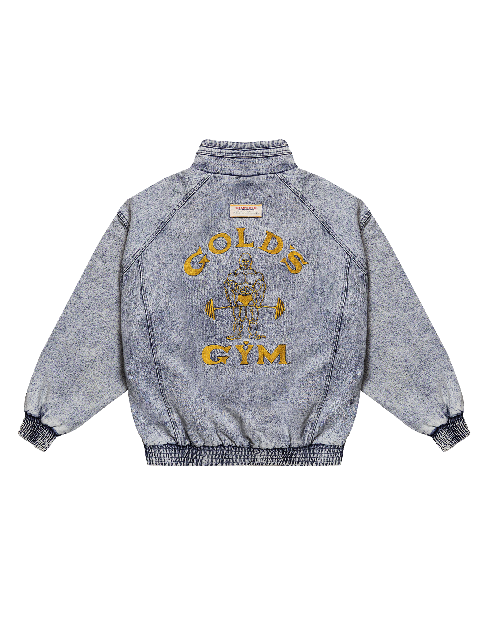 LÝFT × GOLD'S Gym Oversize Denim Jacket