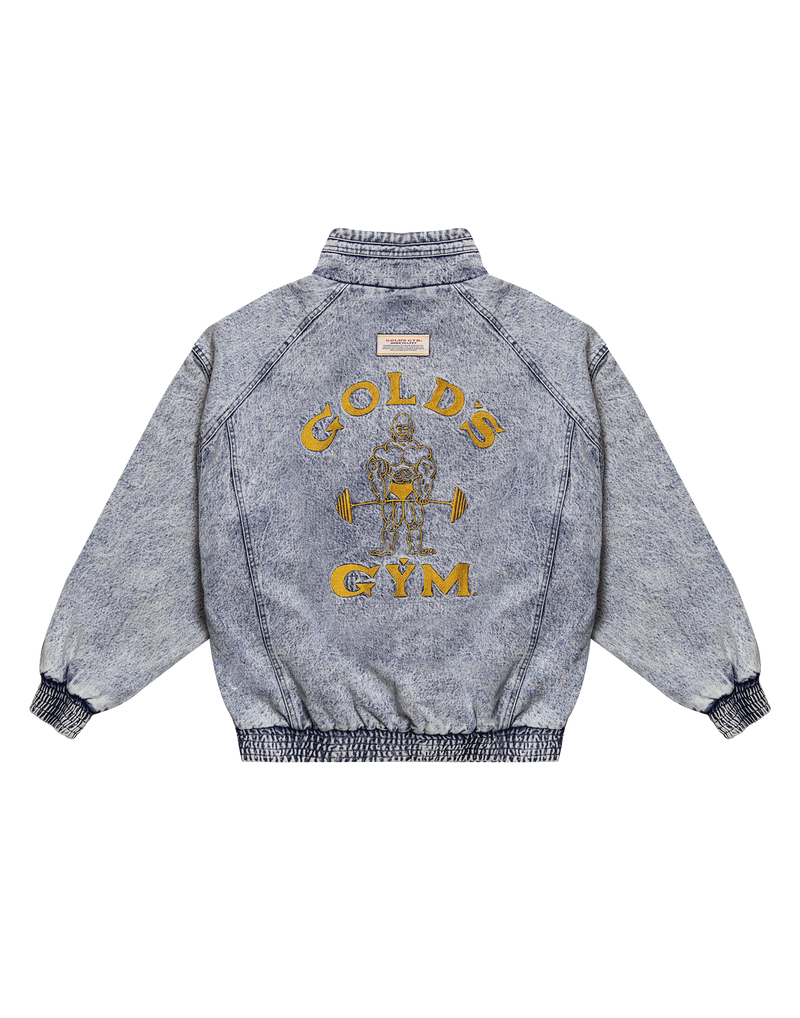 LÝFT × GOLD'S Gym Oversize Denim Jacket