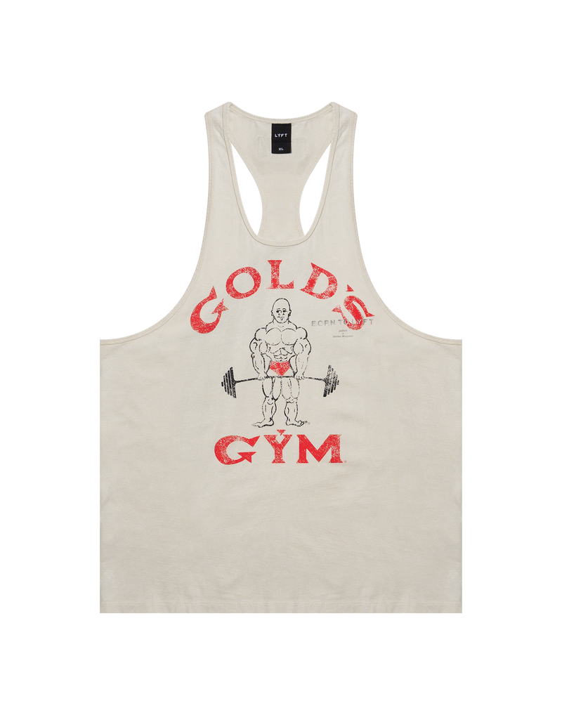 LÝFT × GOLD'S Gym Vintage Logo Tanktop (1デザイン1点までの購入制限