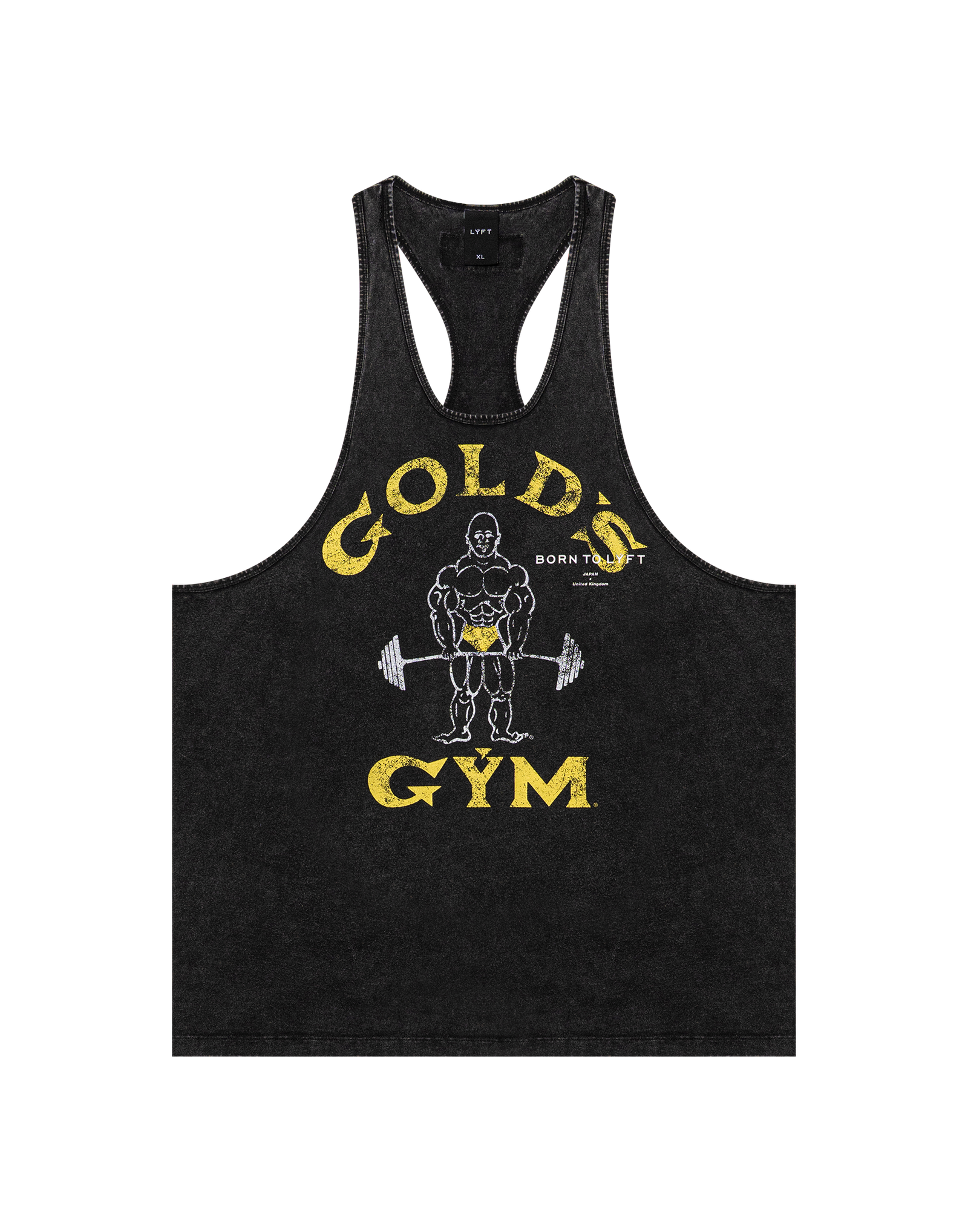 LÝFT × GOLD'S Gym Vintage Logo Tanktop (1デザイン1点までの購入制限