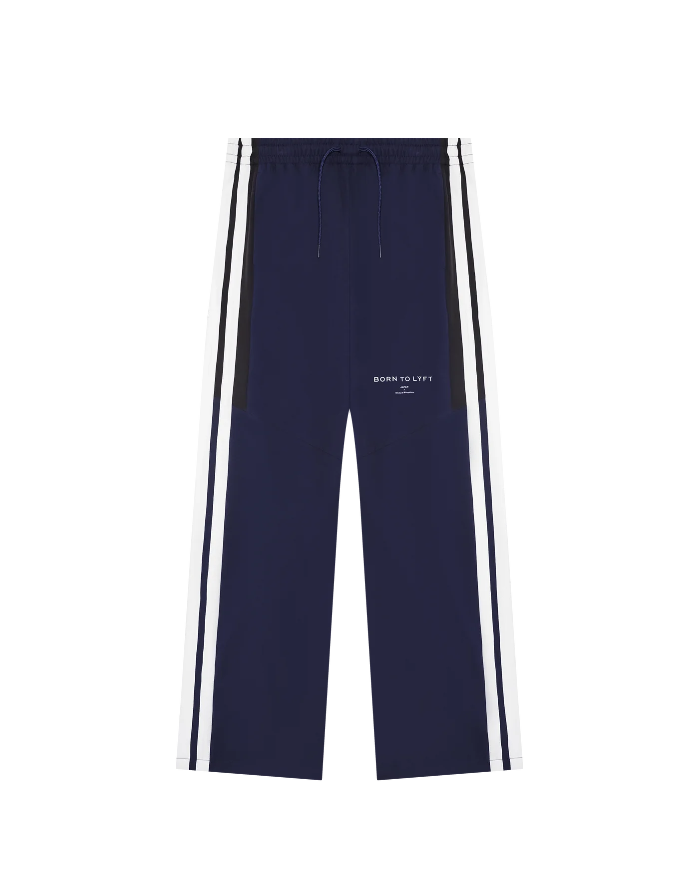 2Line Adjustable Wide Track Pants - Navy – LÝFT 2Line Adjustable Wide Track Pants - Navy – LÝFT