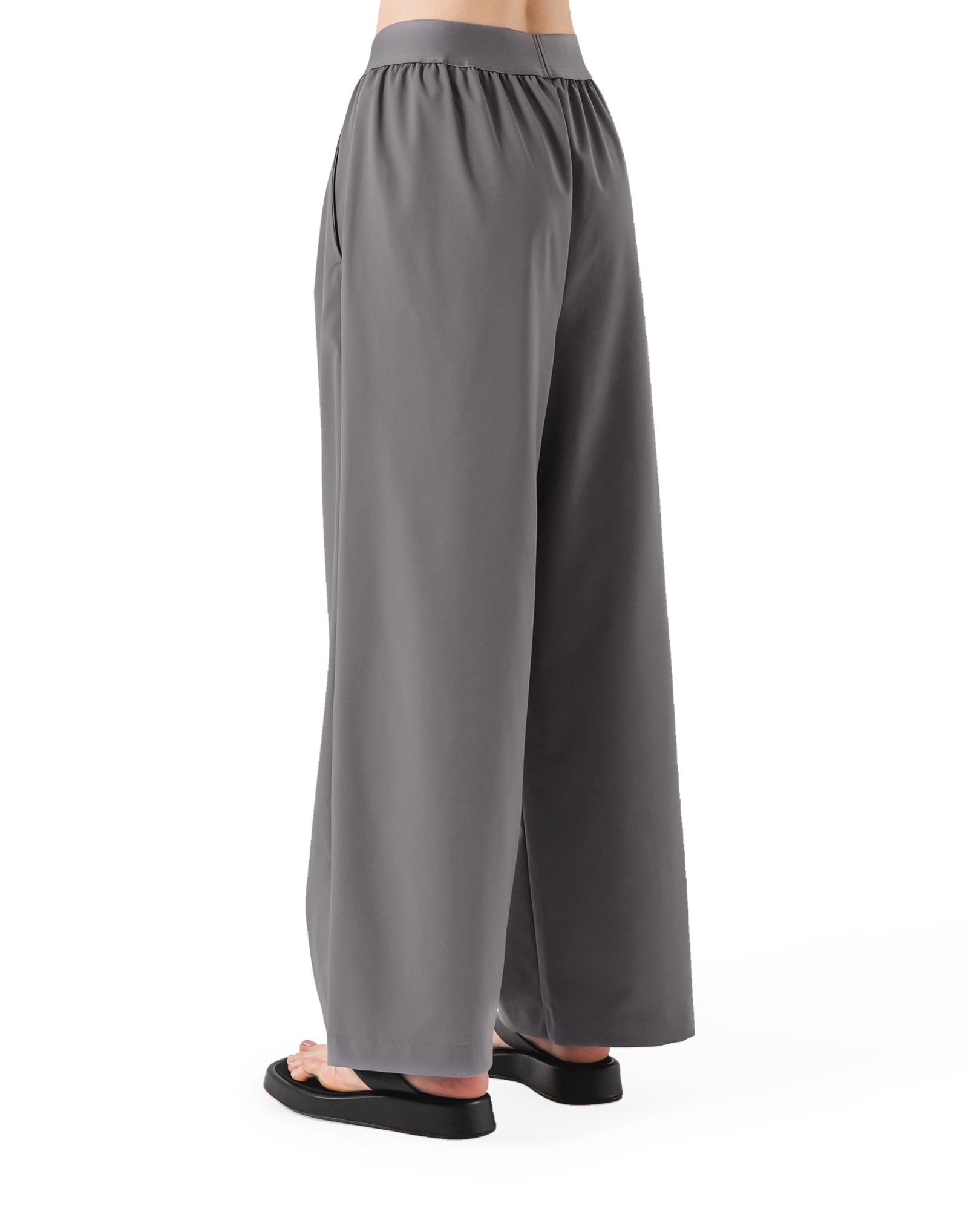 Jacquard Wide Easy Pants - Grey – LÝFT Jacquard Wide Easy Pants - Grey – LÝFT