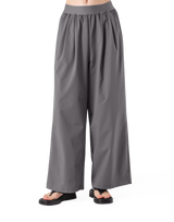 Jacquard Wide Easy Pants - Grey