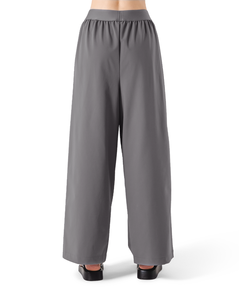 Jacquard Wide Easy Pants - Grey