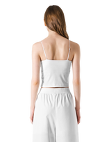 Cup In LÝFT Logo Camisole - White