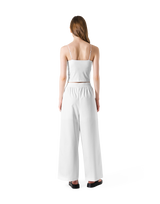 Cup In LÝFT Logo Camisole - White