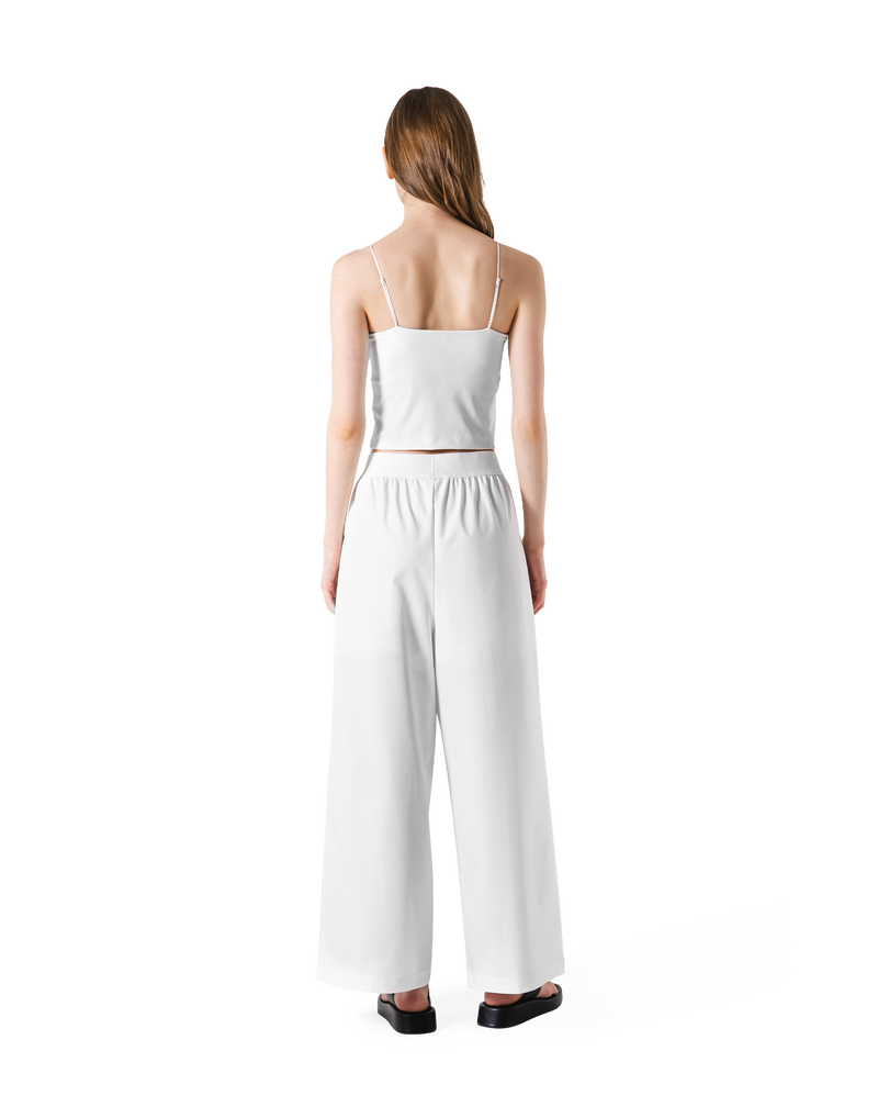 Cup In LÝFT Logo Camisole - White