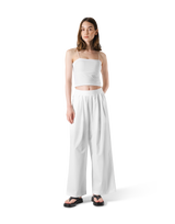 Cup In LÝFT Logo Camisole - White