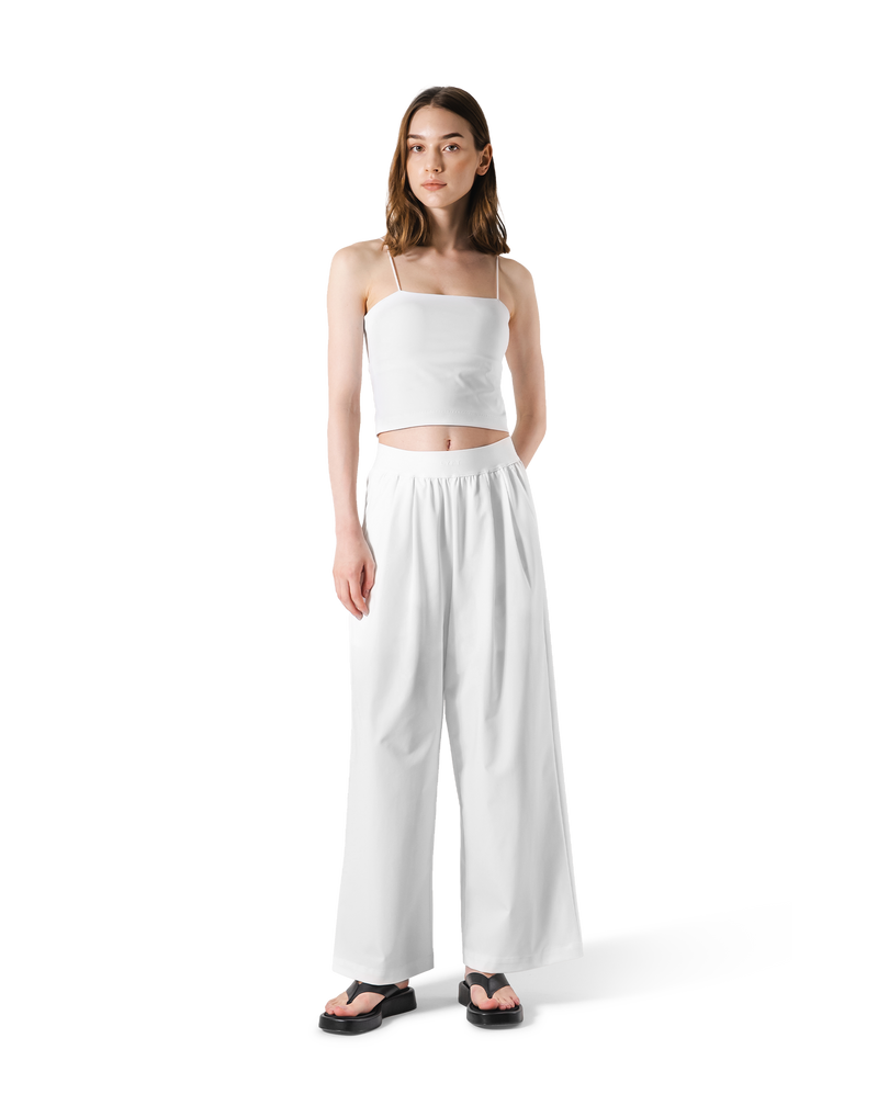 Cup In LÝFT Logo Camisole - White