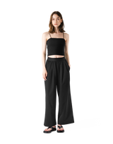 Cup In LÝFT Logo Camisole - Black