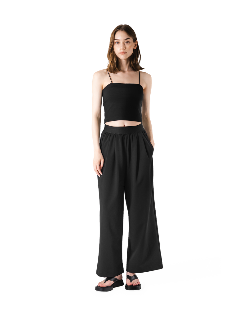 Cup In LÝFT Logo Camisole - Black