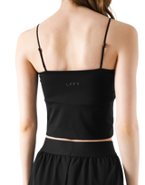 Cup In LÝFT Logo Camisole - Black