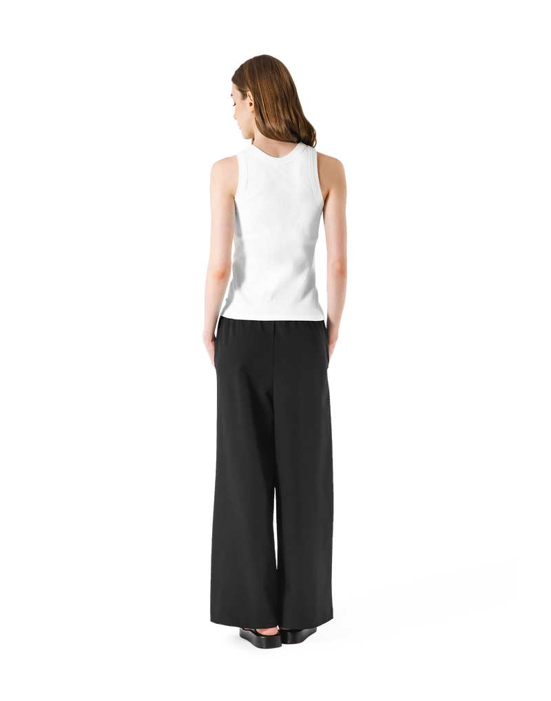 Cup In Rib Tanktop - White