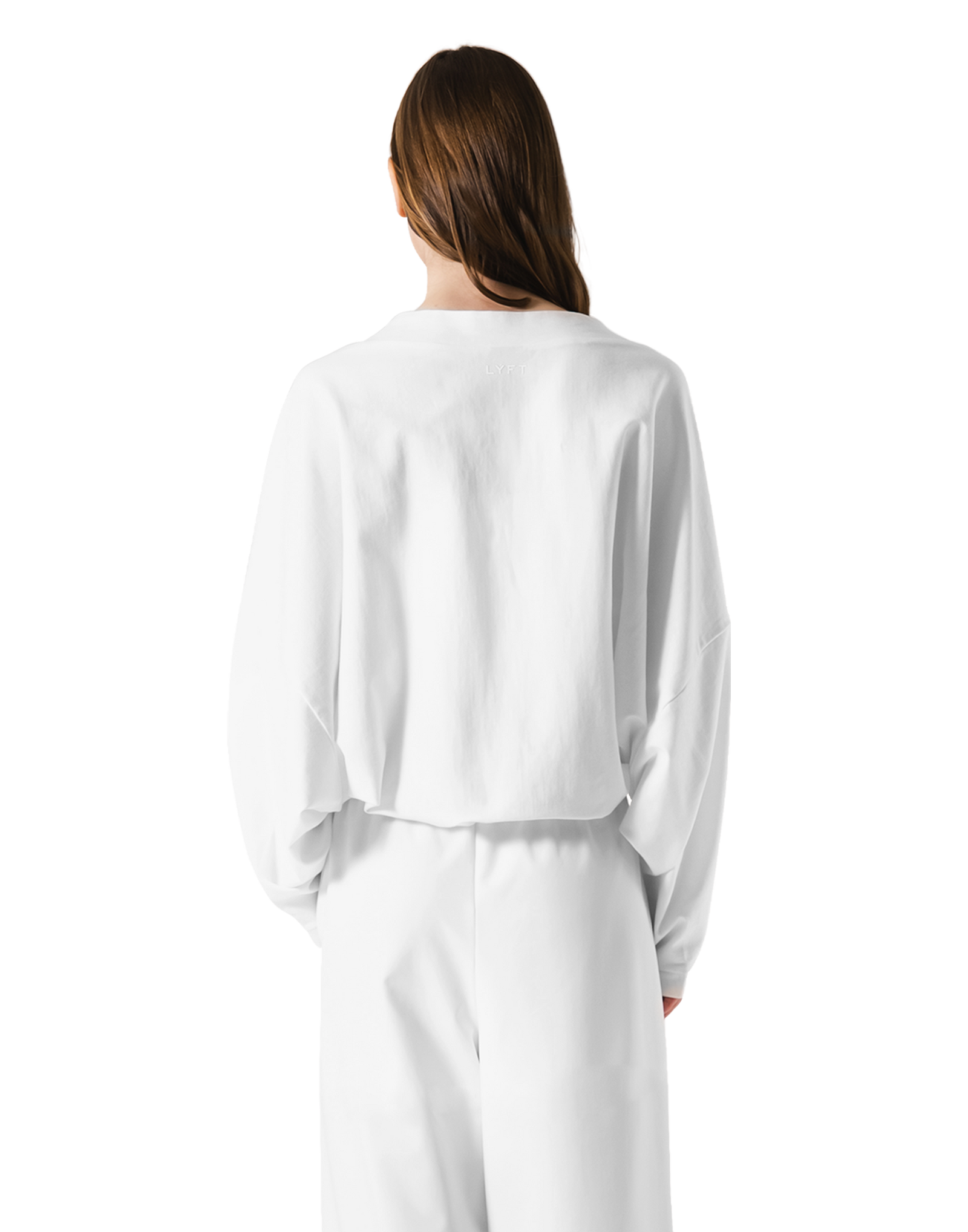 Dolman Sleeve Cropped Cardigan - White – LÝFT