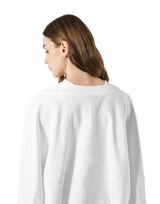 Dolman Sleeve Cropped Cardigan - White