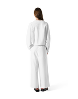 Dolman Sleeve Cropped Cardigan - White