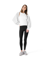 Dolman Sleeve Cropped Cardigan - White