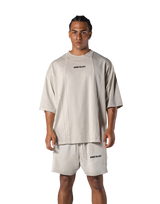 Vintage Original Pattern Extra Big T-Shirt - Ivory