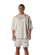 Vintage Original Pattern Extra Big T-Shirt - Ivory