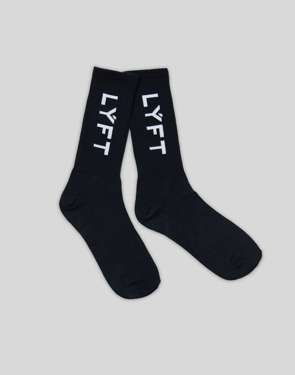 Side LÝFT Logo Socks - Black