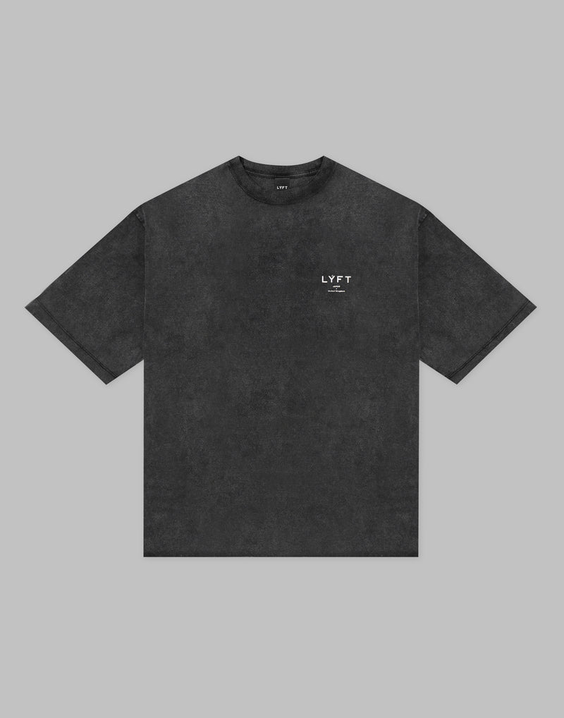 Lion Graphic Vintage Big T-Shirt - Black – LÝFT