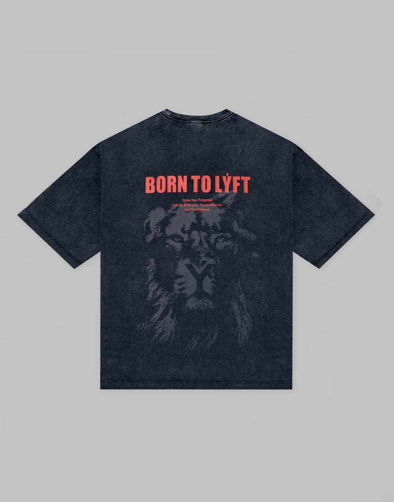 し*ん様 LYFT LION GRAPHIC VINTAGE BIG T-SHI Lion Graphic Vintage Big T-Shirt - Navy – LÝFT