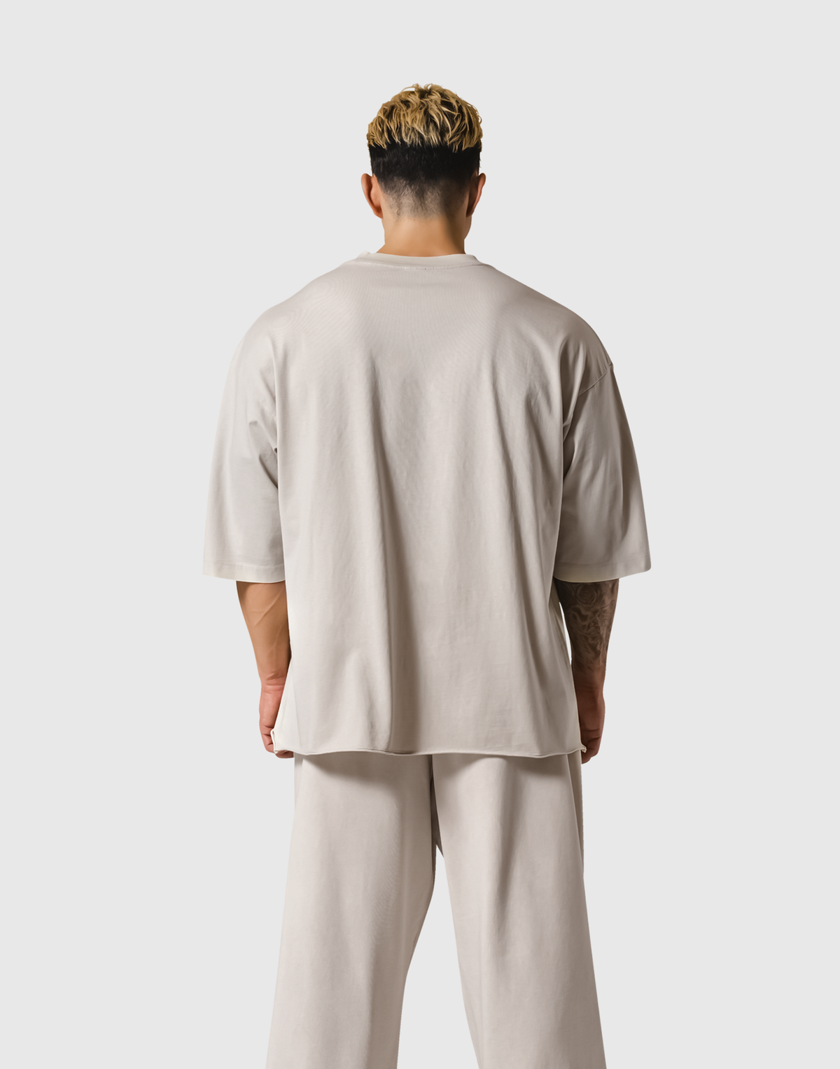 Chest Day Vintage Extra Big T-Shirt - Ivory