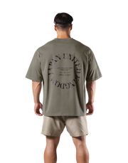 JP × UK Ring Vintage Oversize T-Shirt - Beige